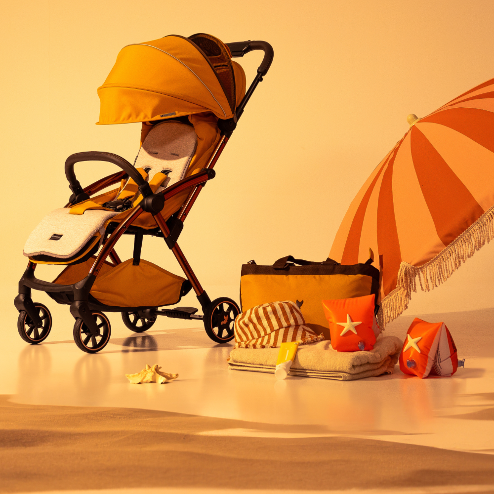 Leclerc Baby Influencer Air Stroller- Golden Mustard