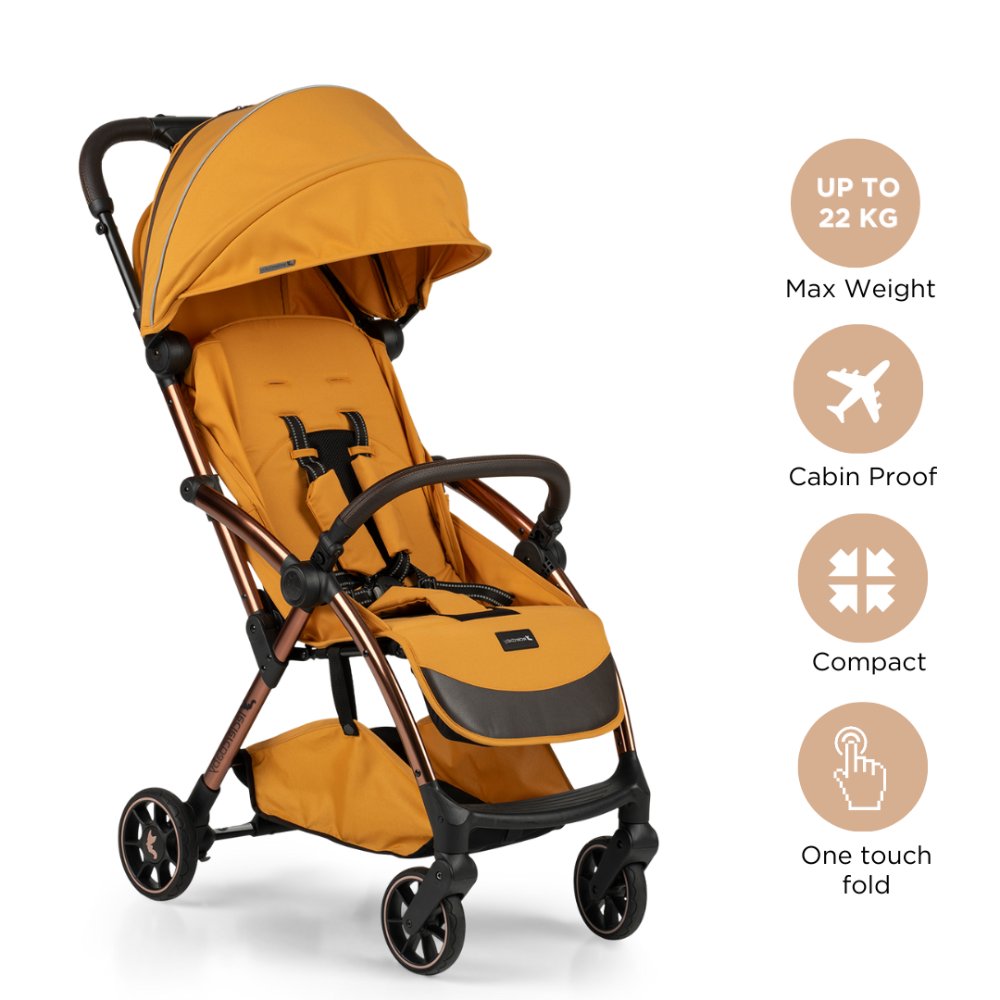 Leclerc Baby Influencer Air Stroller- Golden Mustard