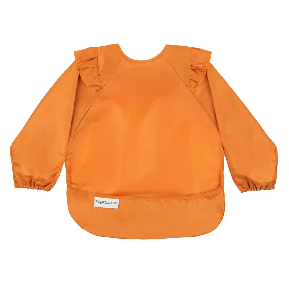 Tiny Twinkle Mess-Proof Full Sleeve Bib - Cinnamon - Large (2-4 Years)