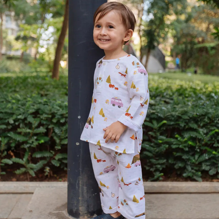 Dulaar Organic Muslin Loungewear - The Happy Camper