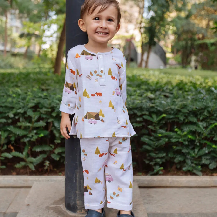Dulaar Organic Muslin Loungewear - The Happy Camper