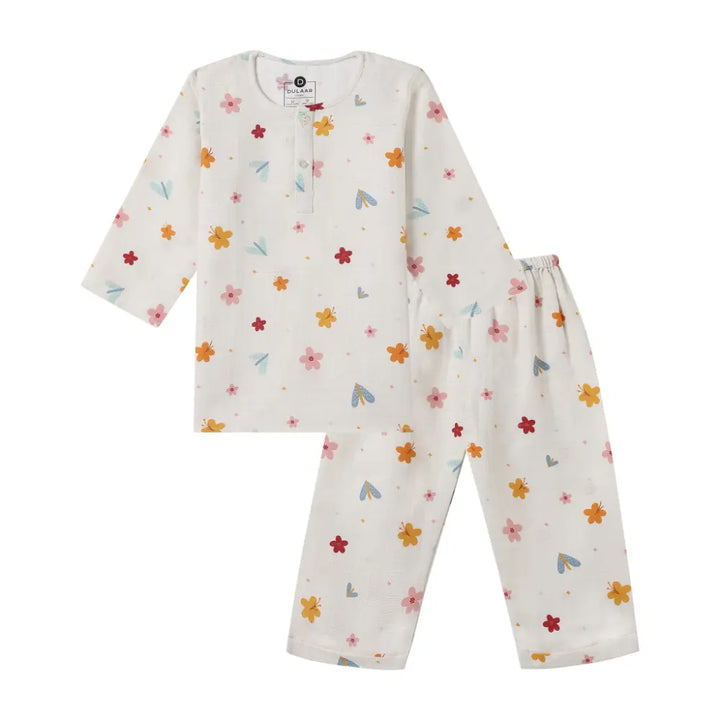 Dulaar Organic Muslin Loungewear Set - A World in Bloom
