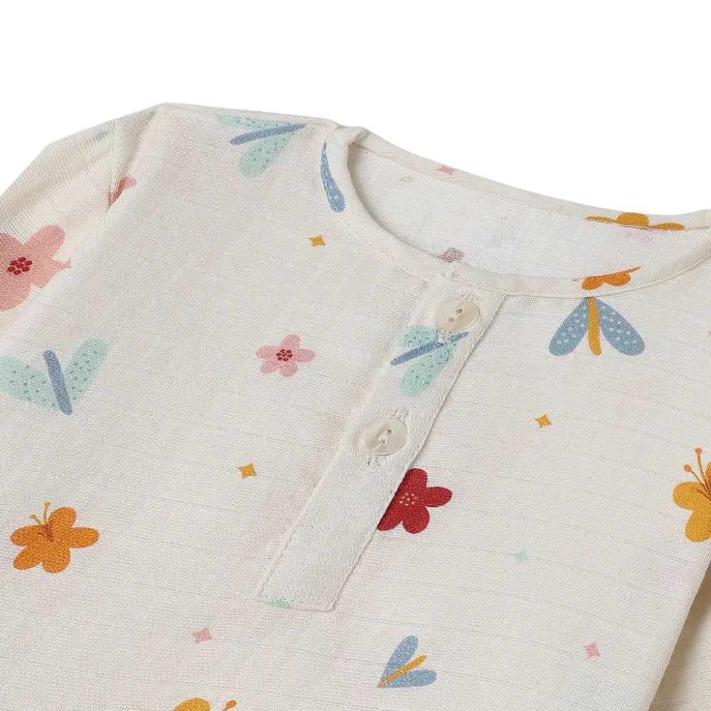 Dulaar Organic Muslin Loungewear Set - A World in Bloom