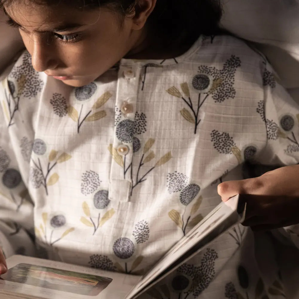 Dulaar Organic Muslin Loungewear Set - The Sparrow and Flower