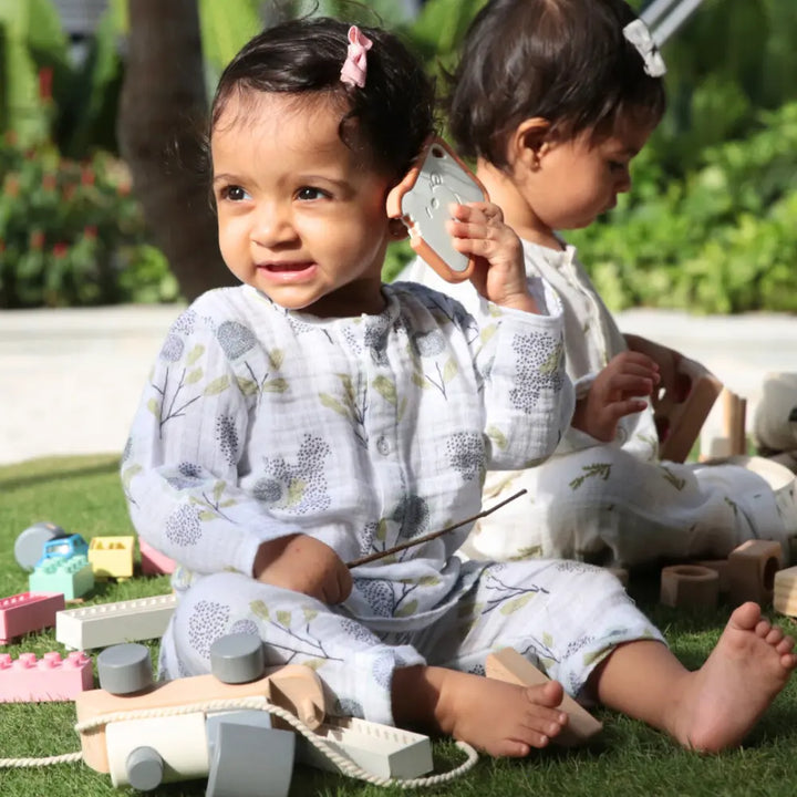 Dulaar Organic Muslin Loungewear Set - The Sparrow and Flower