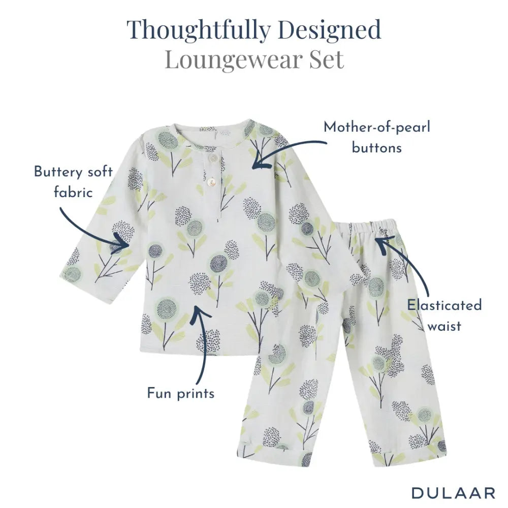 Dulaar Organic Muslin Loungewear Set - The Sparrow and Flower