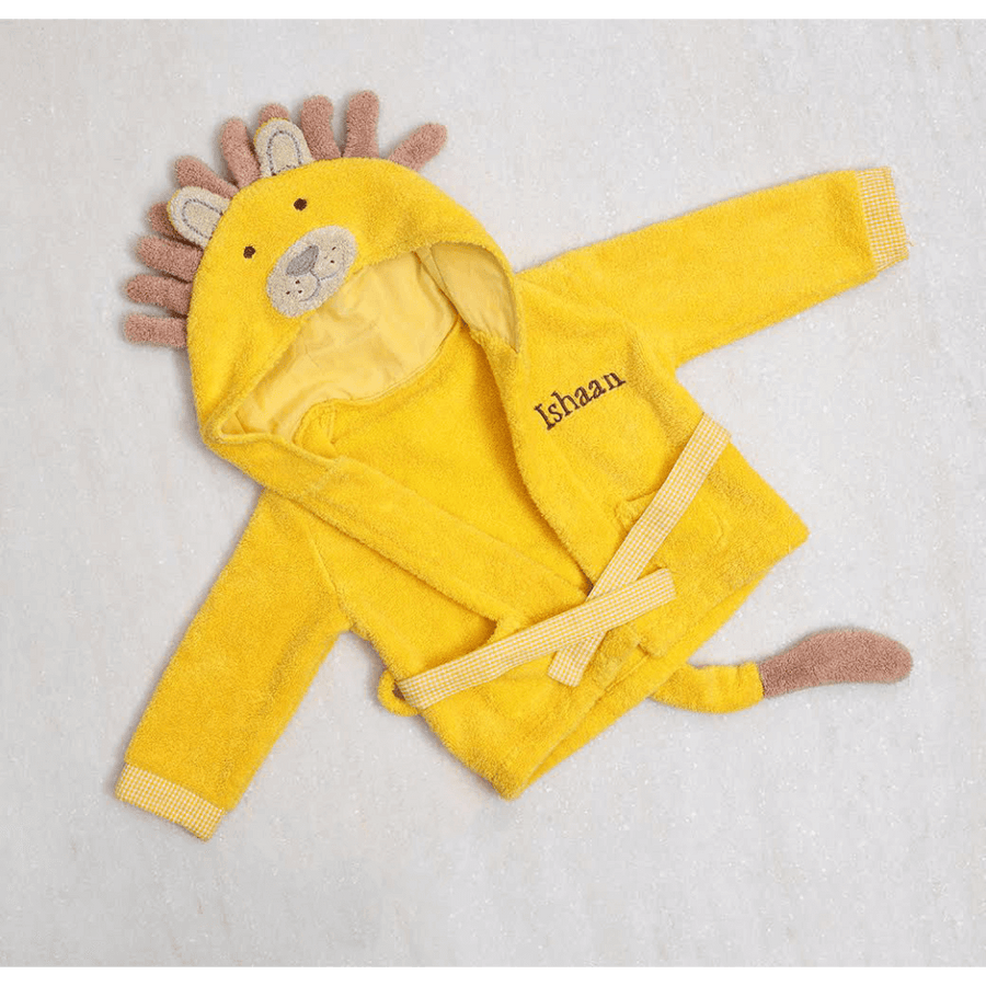 Little West Street Lion Bath Robe