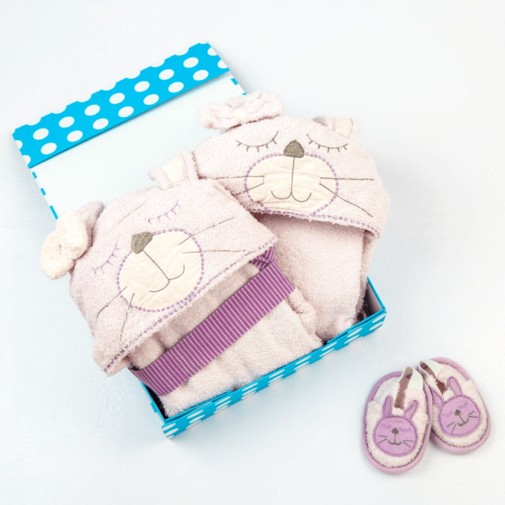 Little West Street Personalized Spa Time New Born Gift Set (Bunny)