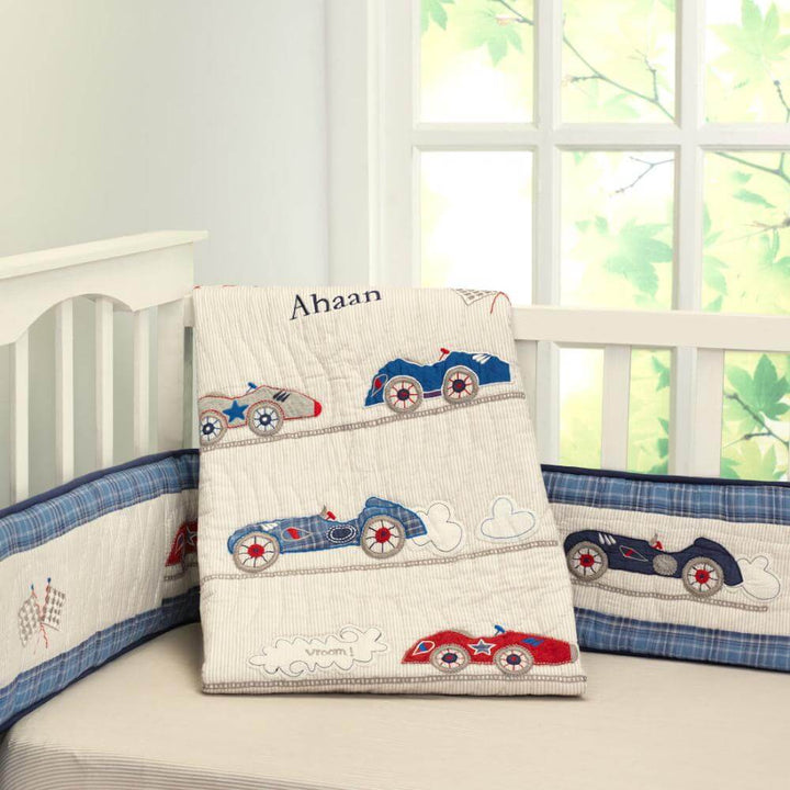 Little West Street Personalized Vrooooom! Quilt