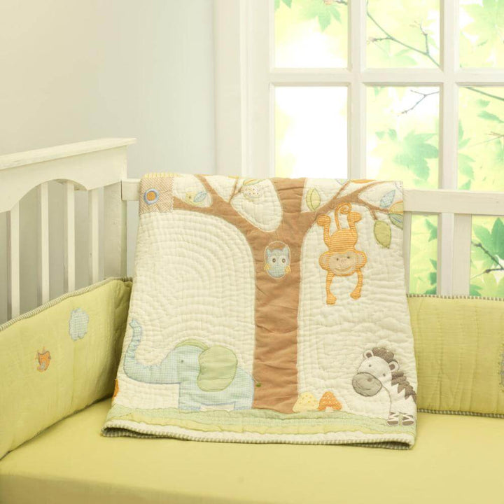 Little West Street Personalized Jungle Safari Quilt