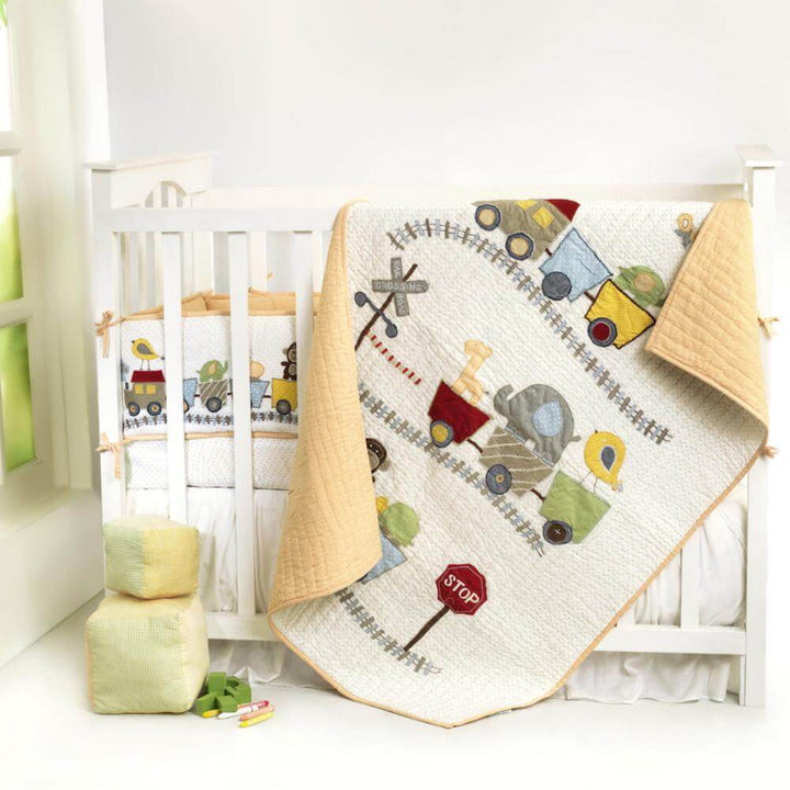 Little West Street Personalized Choo Choo Friends Quilt