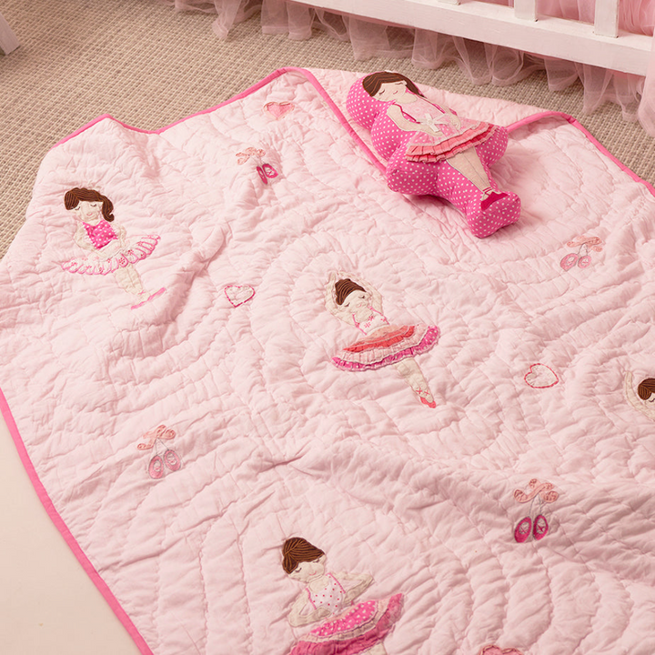 Little West Street Personalized Ballerinas Complete Crib Bedding Set