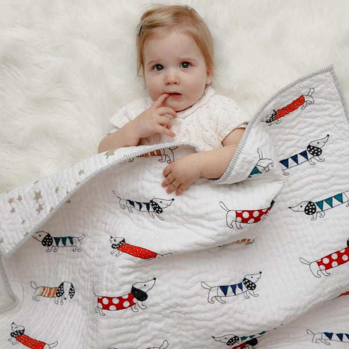 Little West Street Personalized Puppy Love Quilt
