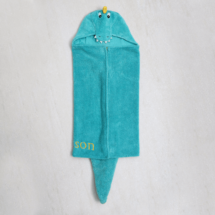 Little West Street Personalized Dino Animal Wrap (Baby)