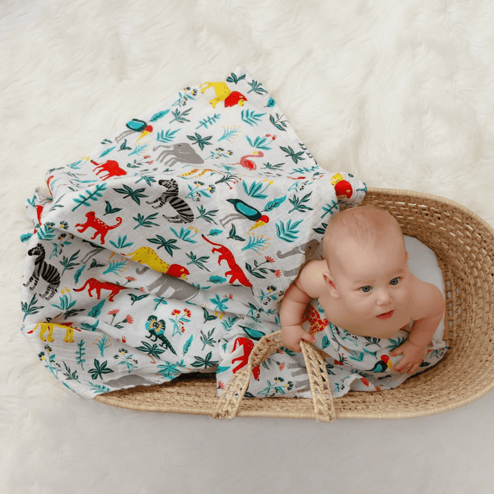 Little West Street Serengeti Organic Swaddle Set