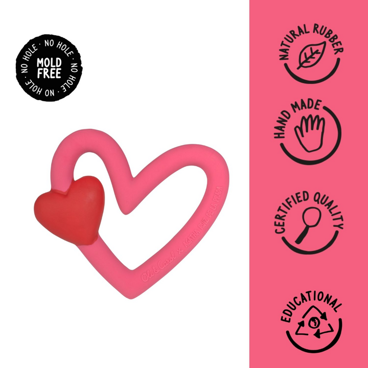 Oli &amp; Carol x ARP The Heart Teether
