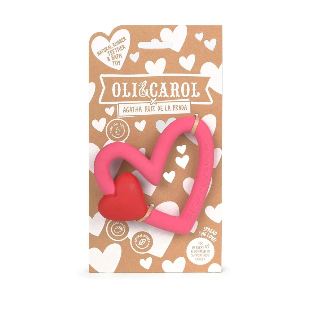 Oli & Carol x ARP The Heart Teether