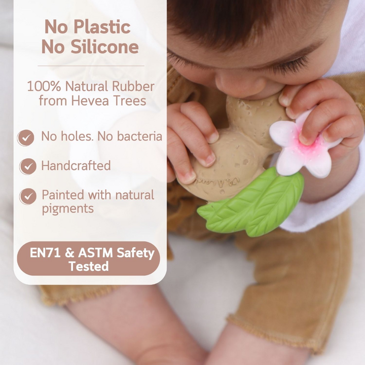 Oli &amp; Carol Aly The Almond Natural Rubber Teether