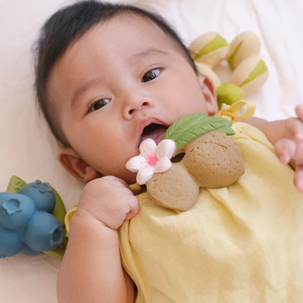 Oli & Carol Aly The Almond Natural Rubber Teether