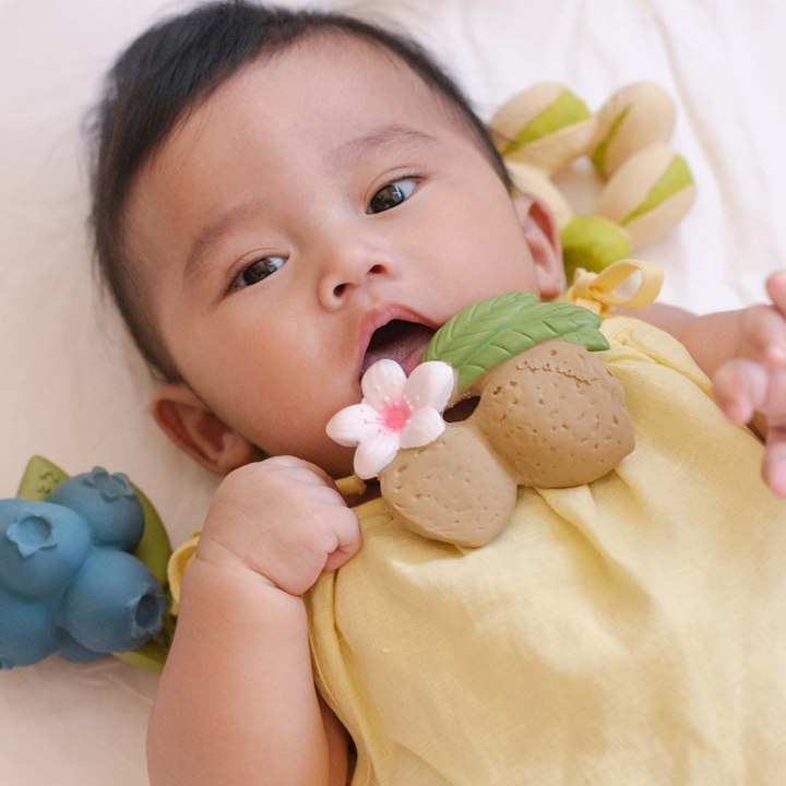 Oli &amp; Carol Aly The Almond Natural Rubber Teether