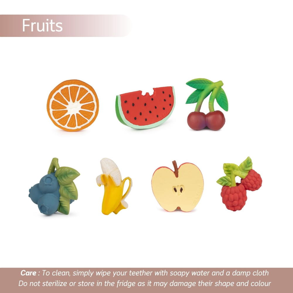 Oli &amp; Carol Ana Banana Natural Rubber Teether