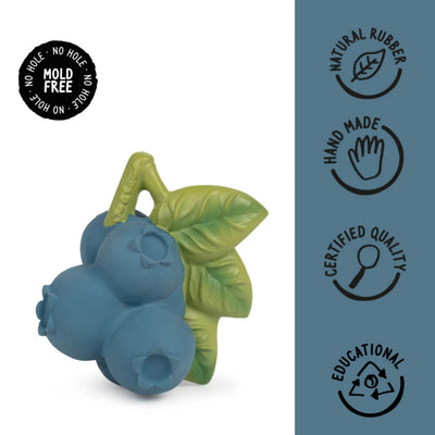 Jerry The Blueberry Natural Rubber Teether