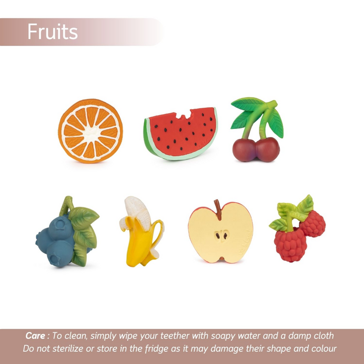 Oli &amp; Carol Jerry The Blueberry Natural Rubber Teether