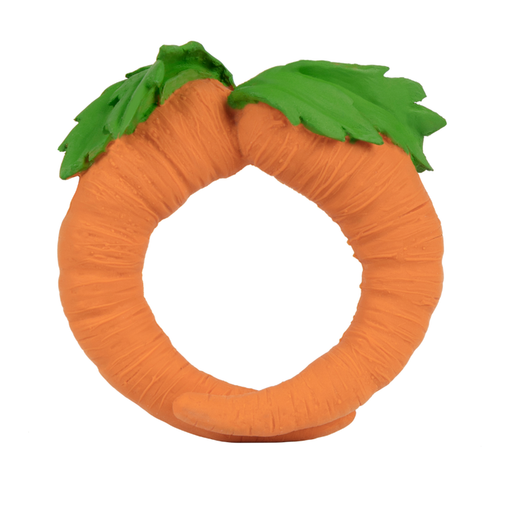 Oli &amp; Carol Cathy The Carrot Natural Rubber Teether