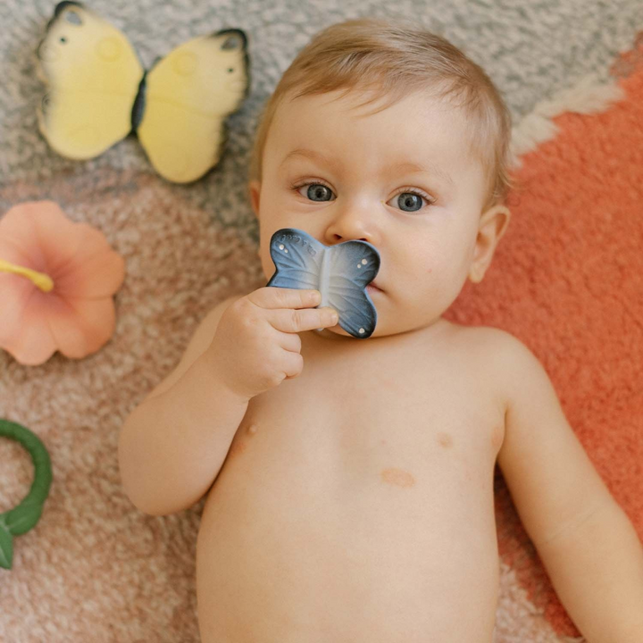 Oli &amp; Carol Blues The Butterfly Chewy Teether