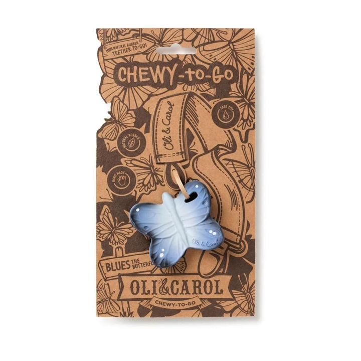 Oli &amp; Carol Blues The Butterfly Chewy Teether