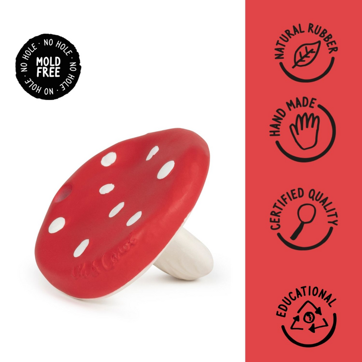 Oli &amp; Carol Spotty The Mushroom Chewy Teether