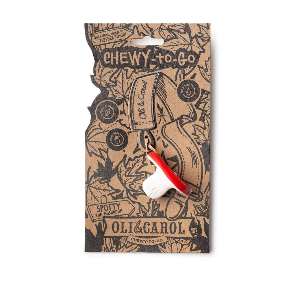 Oli &amp; Carol Spotty The Mushroom Chewy Teether