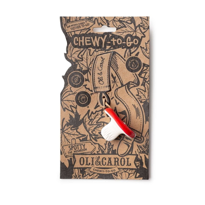 Oli &amp; Carol Spotty The Mushroom Chewy Teether