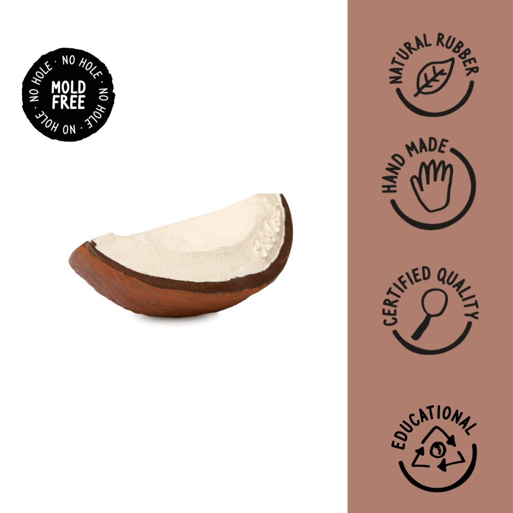 Oli & Carol Coco The Coconut Natural Rubber Teether