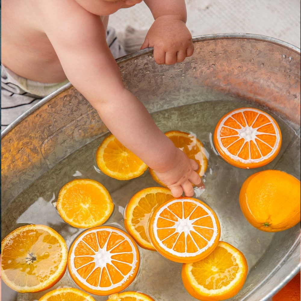 Oli & Carol The Orange Natural Rubber Teether