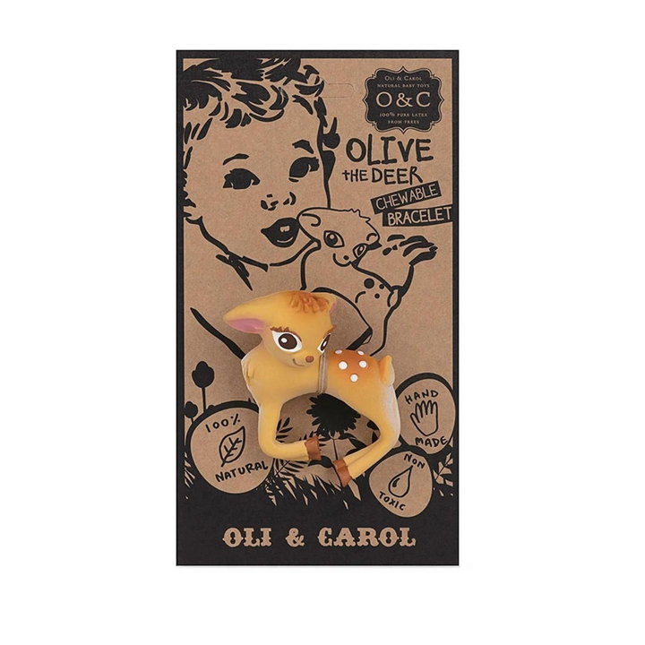 Oli &amp; Carol Olive The Deer Bracelet Teether