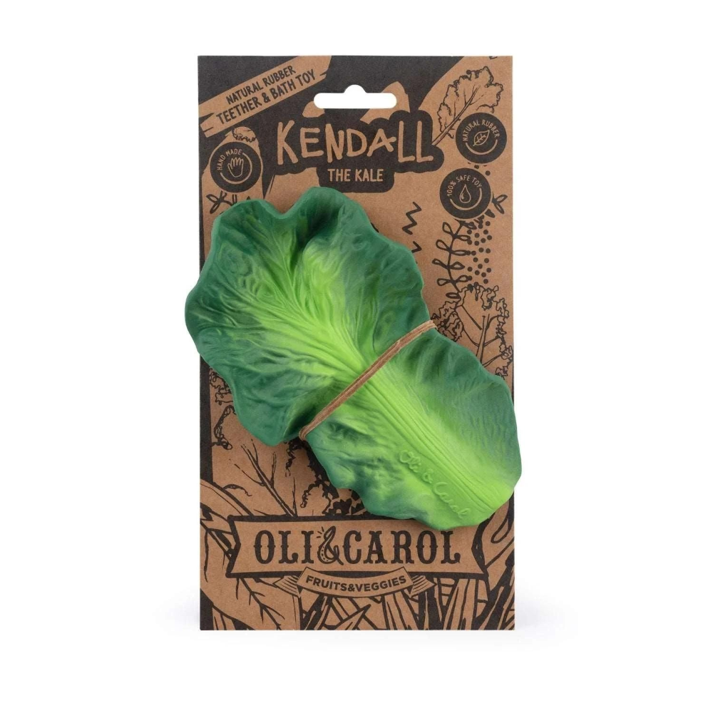 Oli & Carol Kendall The Kale Natural Rubber Teether