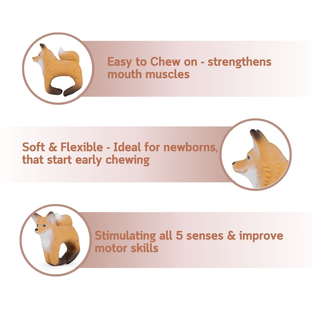 Oli &amp; Carol Rob The Fox Bracelet Teether