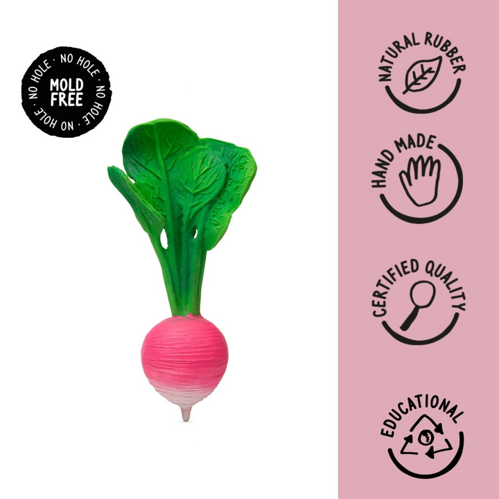 Oli &amp; Carol Ramona The Radish Natural Rubber Teether