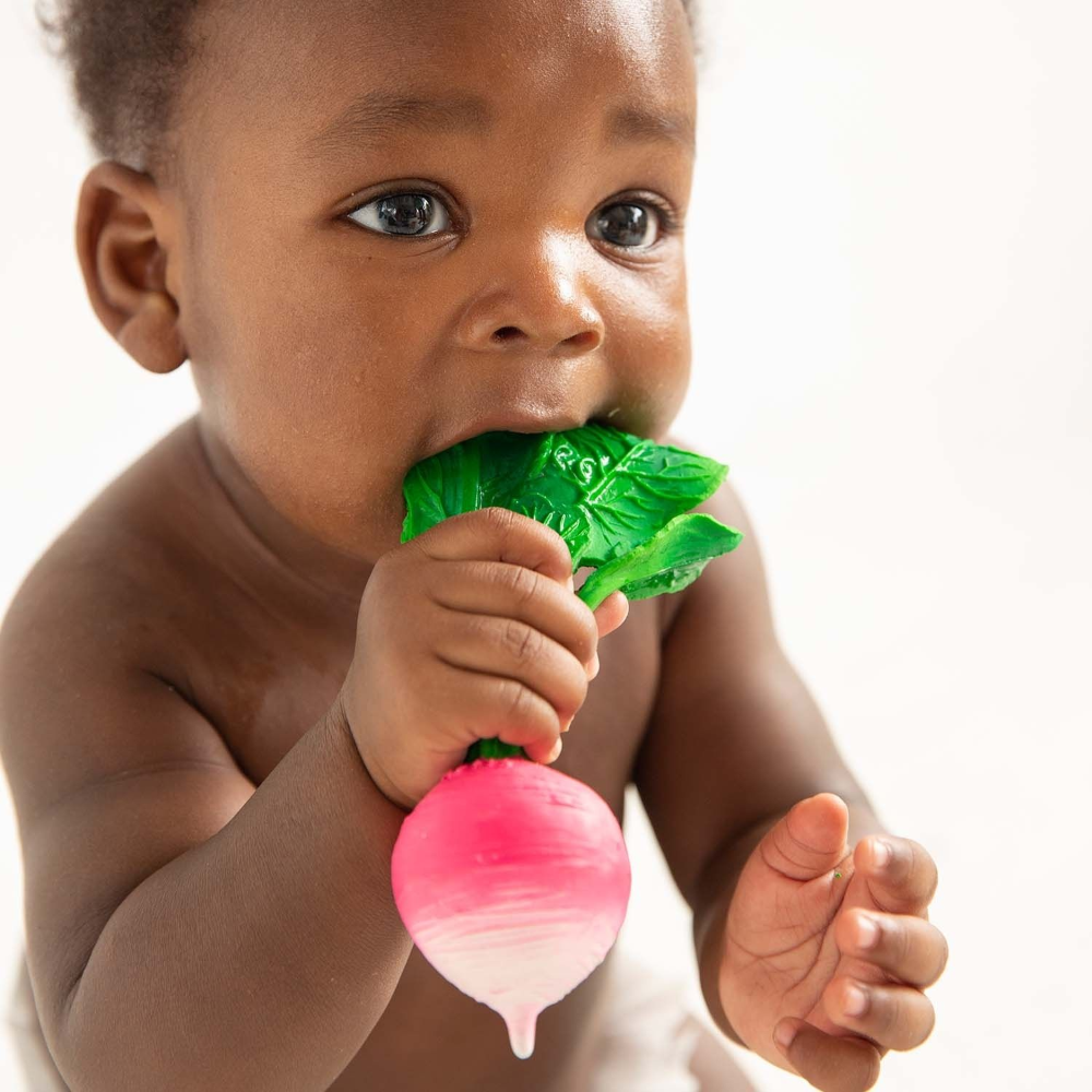 Oli & Carol Ramona The Radish Natural Rubber Teether