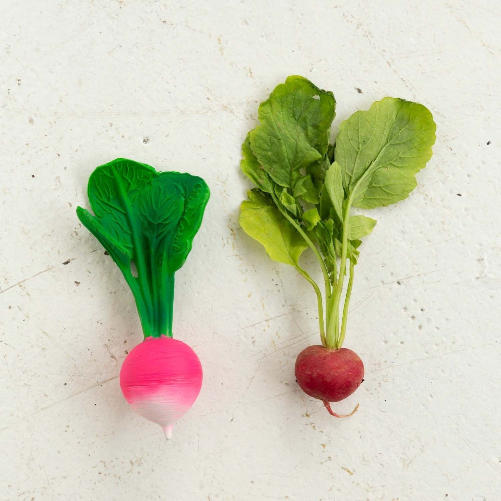 Oli & Carol Ramona The Radish Natural Rubber Teether