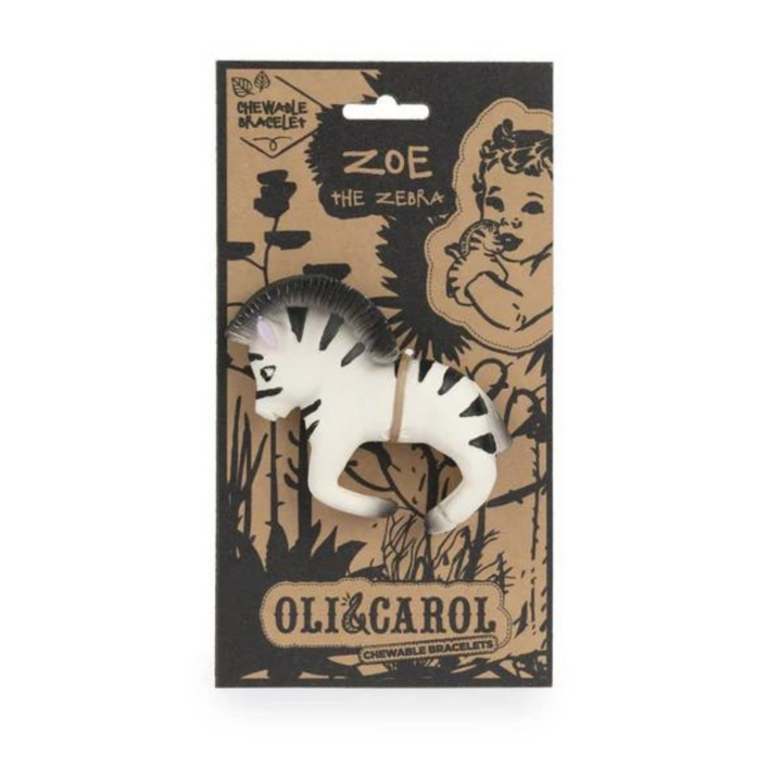 Oli &amp; Carol Zoe The Zebra Bracelet Teether