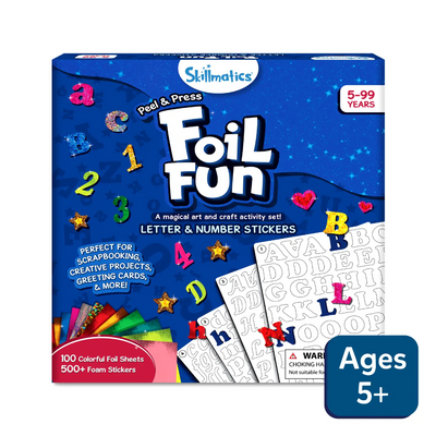 Skillmatics Art & Craft Activity - Foil Fun Letter & Number Stickers