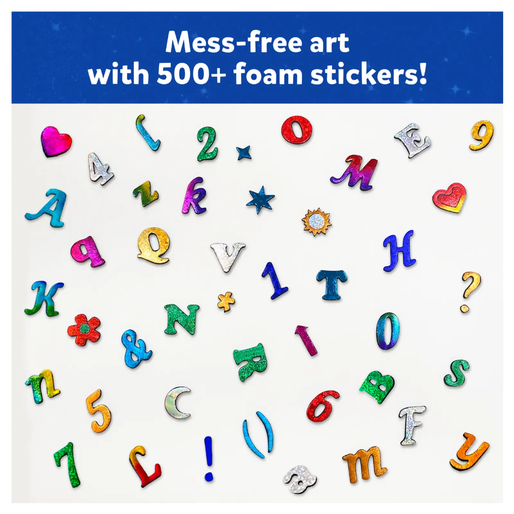 Skillmatics Art & Craft Activity - Foil Fun Letter & Number Stickers