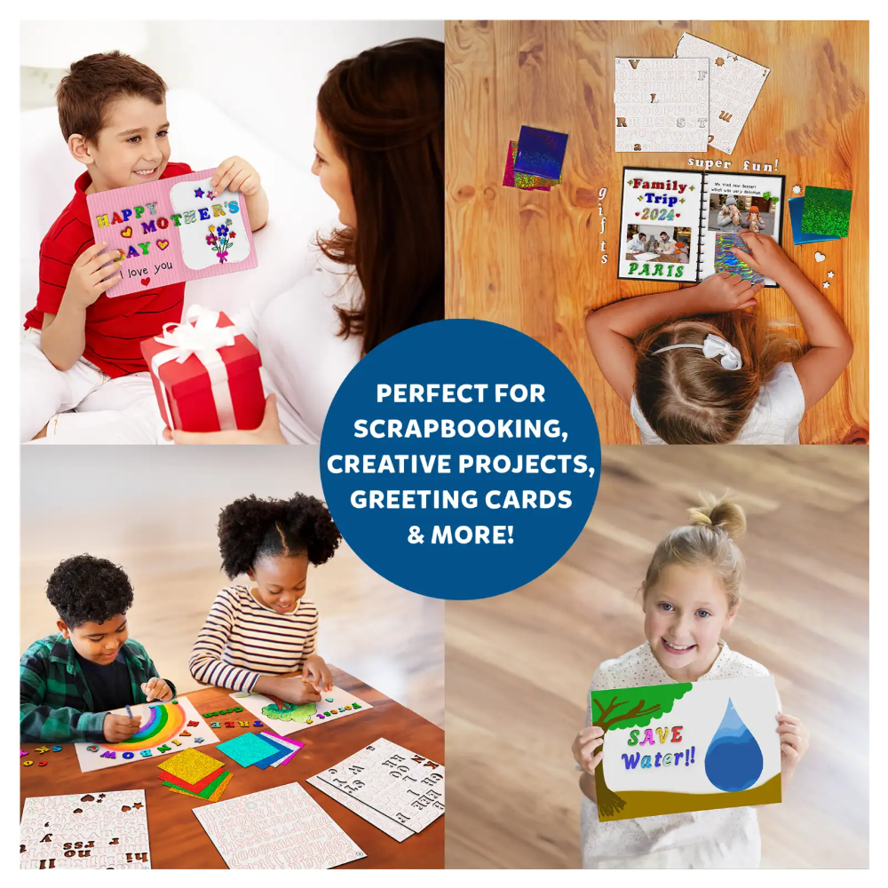 Skillmatics Art &amp; Craft Activity - Foil Fun Letter &amp; Number Stickers