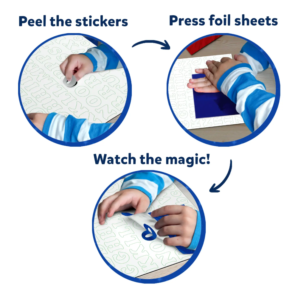 Skillmatics Art &amp; Craft Activity - Foil Fun Letter &amp; Number Stickers