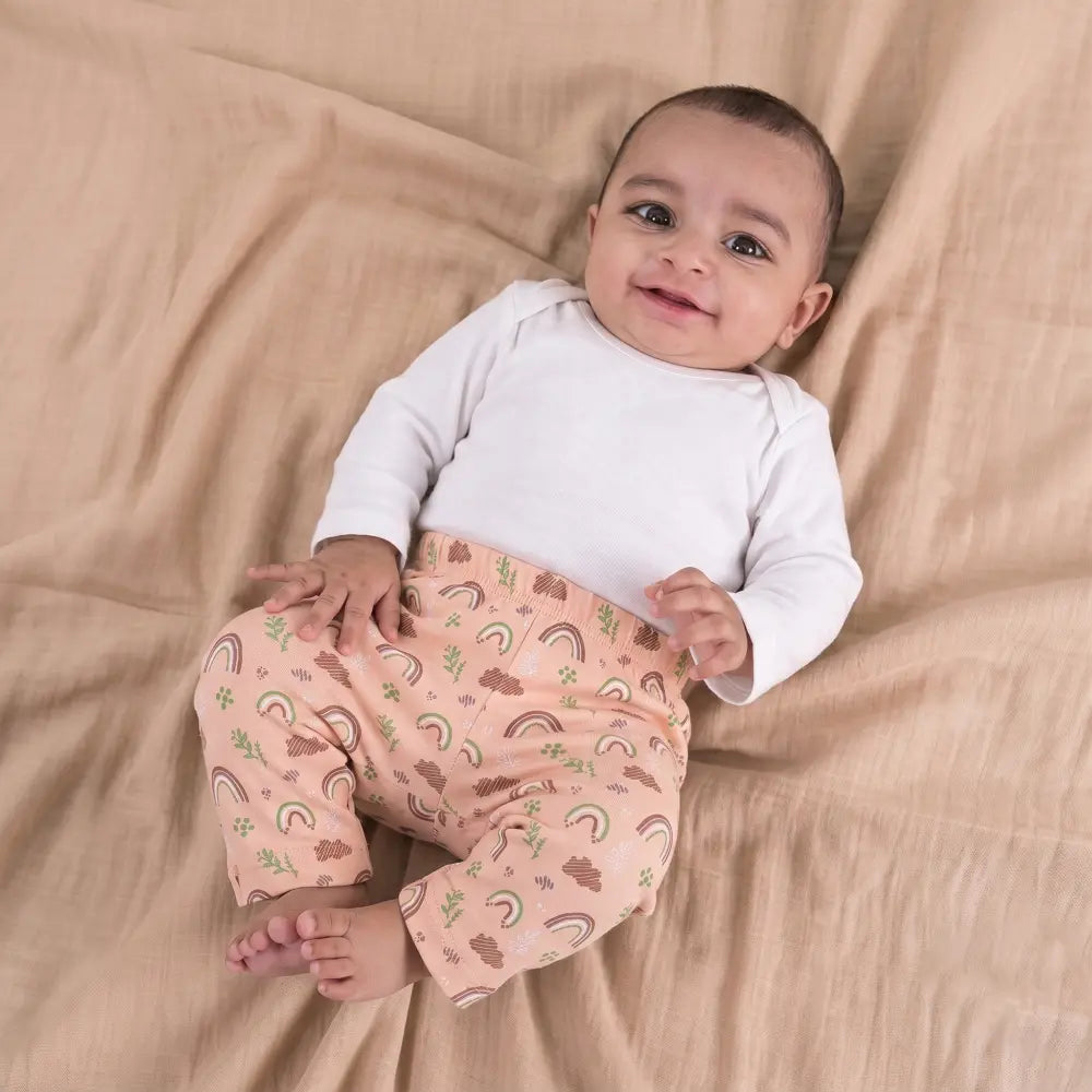 Prekies Cotton Pyjamas Rainbow Print - Multi (Set of 3)