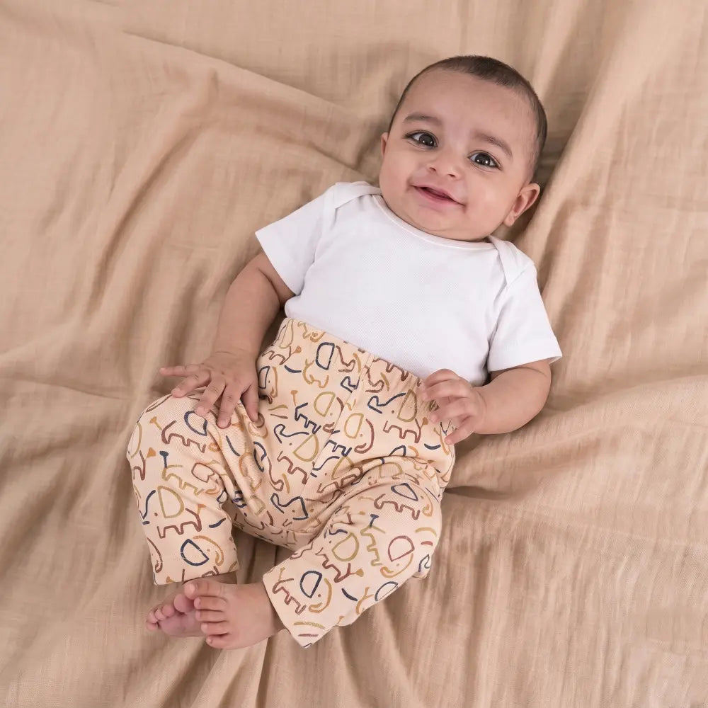 Prekies Cotton Pyjamas Elephant Print - Multi (Set of 3)