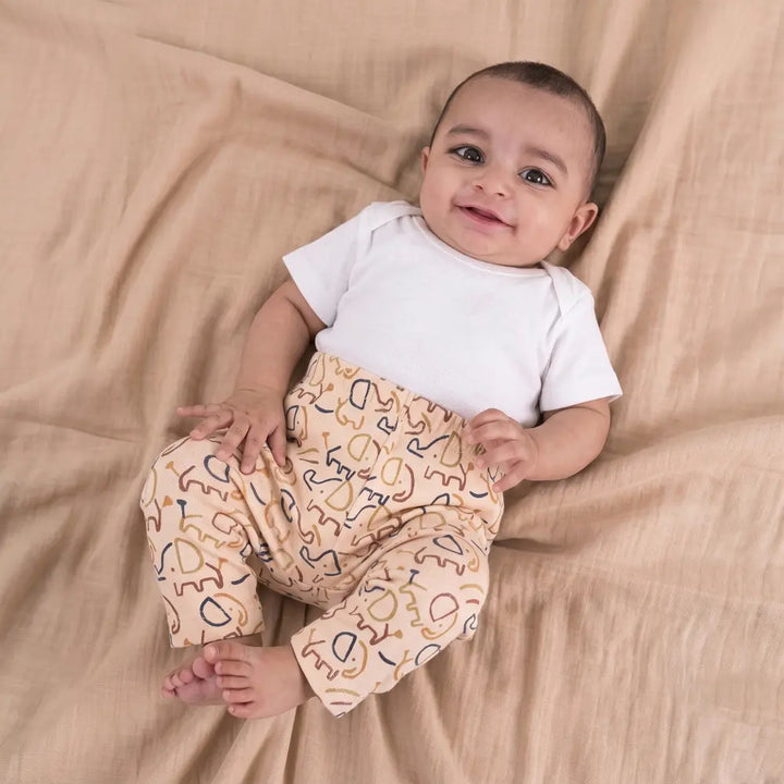 Prekies Cotton Pyjamas Elephant Print - Multi (Set of 3)