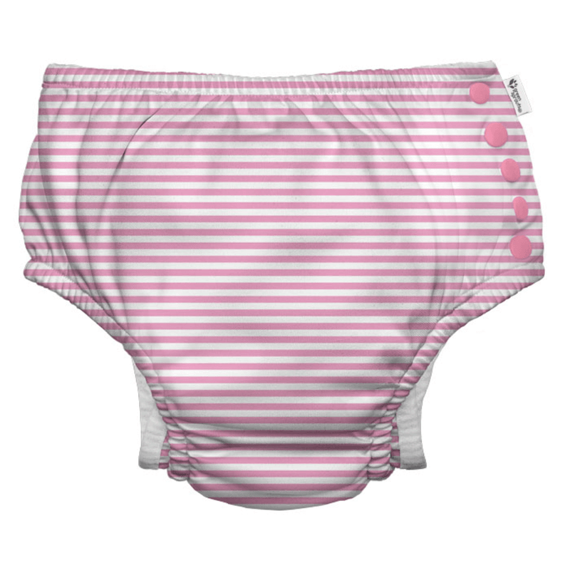 Reusable Stripe Swim Diaper with Snaps (3 months - 3 years)